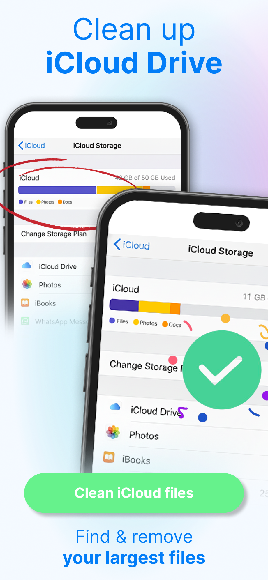 Clean up iCloud Drive